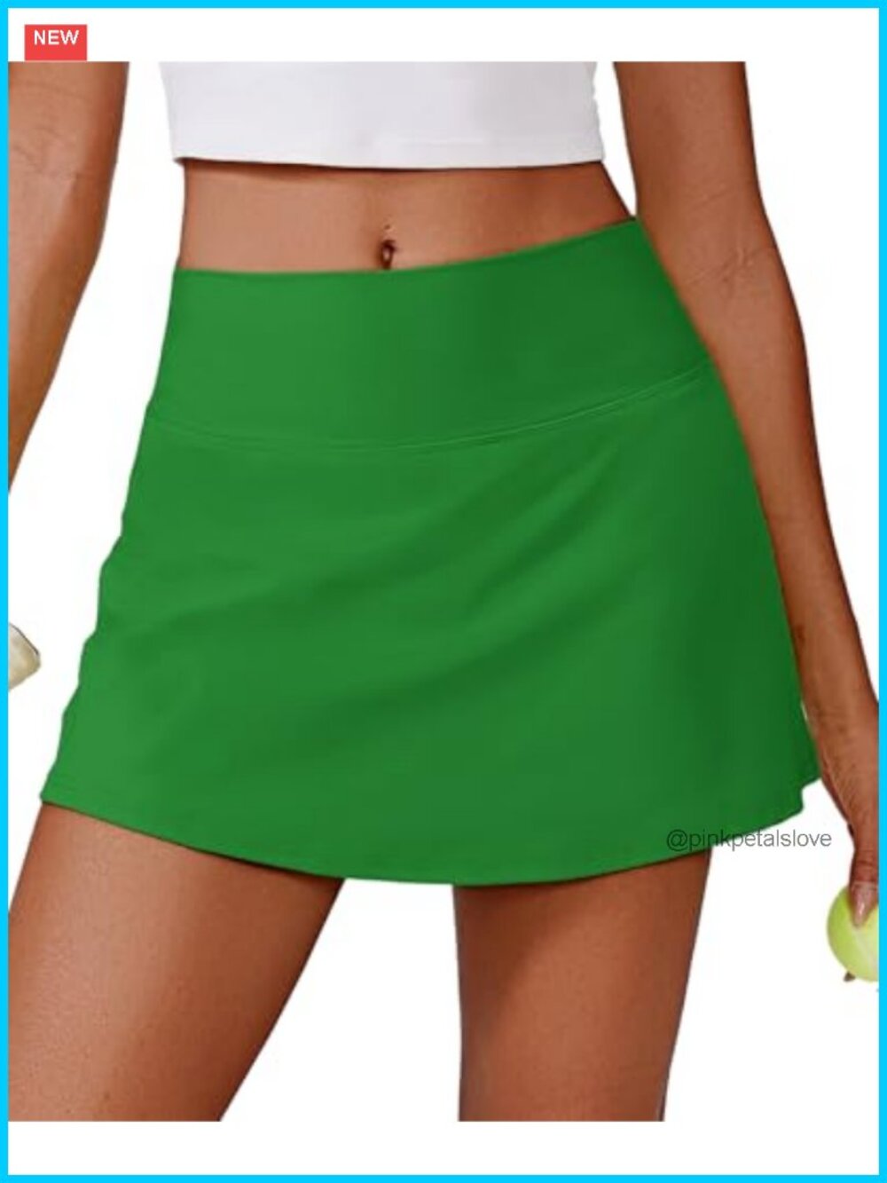 14" High Waisted Tennis Skort With Pockets